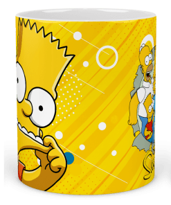 Simpsons Easter lamp with mug and wooden box-Hoper.gr