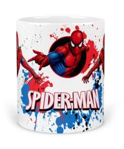 Πασχαλινη λαμπαδα Spiderman  με κουπα και ξυλινο κουτι-Hoper.gr