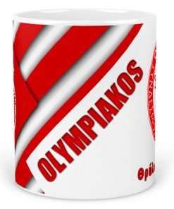 Easter lamp OLYMPIAKOS with cup and wooden box-Hoper.gr