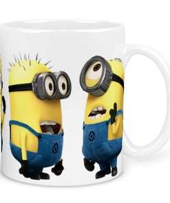 Minions Easter lamp with cup and wooden box-Hoper.gr