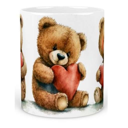 Πασχαλινη λαμπαδα αρκουδάκι λουτρινο με ξυλινο κουτί +1 κουπα + 1 καδρο γκρι ανοιχτο με αρκουδακι   ( little Bear 80+29/43)-Hoper.gr
