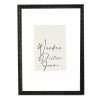 Wooden wall photo frame, black color with silver carved embossed pearl, Matt glass (K42-69)-Hoper.gr
