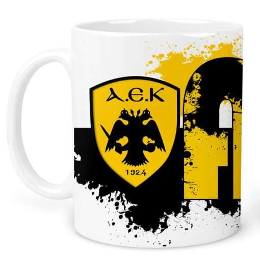AEK Easter lamp with mug and wooden box-Hoper.gr