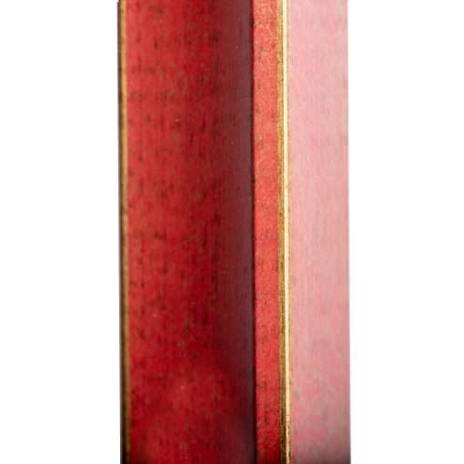 Κορνίζα ξύλινη τοίχου για φωτογραφία χρώμα κόκκινο-κεραμιδί , τζάμι Ματ (Κ27-34)-Hoper.gr