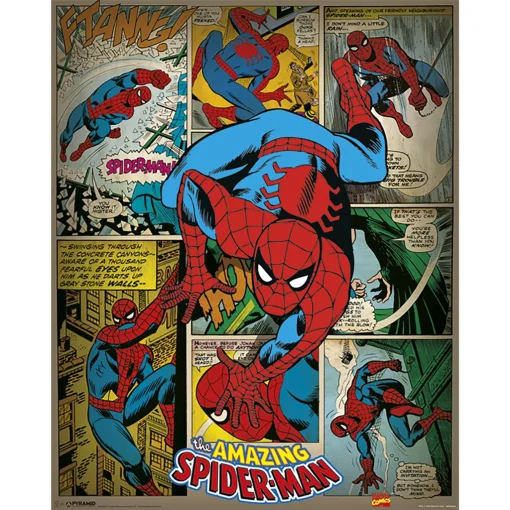Poster, Pyramid Poster Marvel Comics (Spider-Man - Retro) 40 X 50cm MPP50426-Hoper.gr