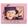 children's photo frame 13X18 glass silver pink for photo 13X18 external dimension 19x24cm-Hoper.gr