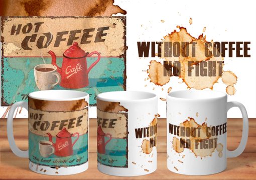Κούπα  COFFEE   1Κούπα κεραμική 330ml λευκη με συσκευασία δώρου " με δυνατότητα προσθήκης ονόματος η ευχές  (COFFEE 01)-Hoper.gr