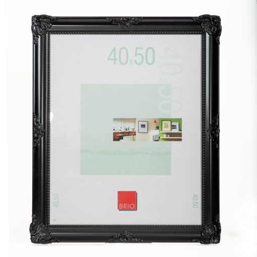 Wooden wall frame 40X50 for photo 30X40 color natural wood and white (PANODIA NEWTON )-Hoper.gr