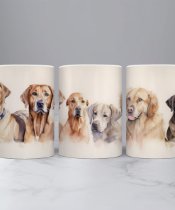Dogs mug 1Ceramic mug 330ml white with gift box " (DOGS 01)-Hoper.gr