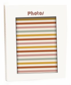 Pocket album with pockets for 40 photos 15X21 striped-Hoper.gr