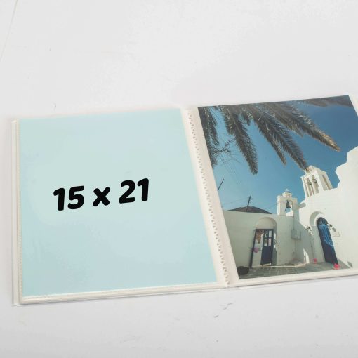Pocket album with pockets for 40 photos 15X21 BLUE DELFT-Hoper.gr