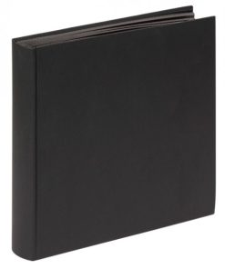 ΑΛΜΠΟΥΜ WALTHER  FUN  Μάυρο Βιβλιόδετο με ρυζόχαρτο με 100 μαύρες σελίδες ,εξώφυλλο ύφασμα μαύρο πλαστικοποιημένο  διαστάσεις 30x30cm-Hoper.gr