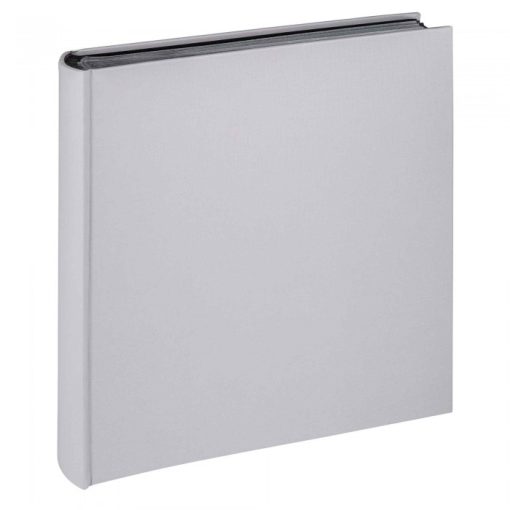 WALTHER FUN ALBUM Light gray Book bound with rice paper with 100 black pages, gray laminated fabric cover, dimensions 30x30cm (FA308D)-Hoper.gr
