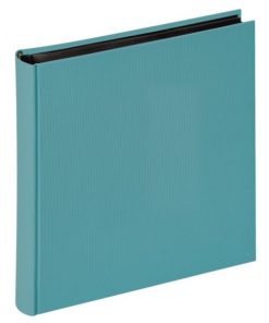 ALBUM WALTHER FUN petrol Book bound with rice paper with 100 black pages, cover petrol fabric laminated dimensions 30x30cm (FA308K)-Hoper.gr