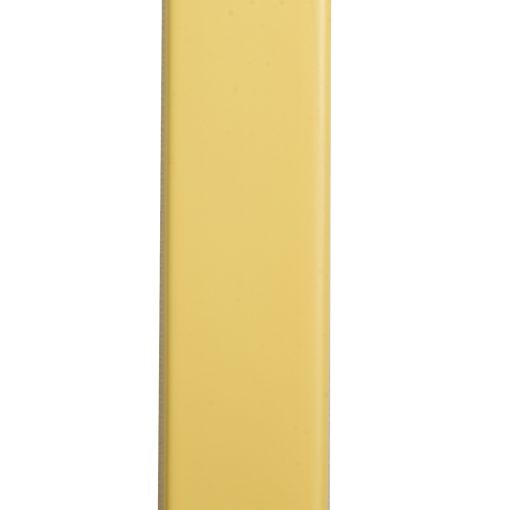 Wooden table frame color pastel yellow matte glass matte (design K128/18)-Hoper.gr