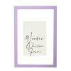 Wooden wall frame color purple lilac pastel matte glass matte (design K128/95)-Hoper.gr