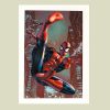 Αφίσα Spider-Man (Web Sling)  61x91,5εκ Κορνίζα Ξύλινη Χρώμα Λευκό Με Ακρυλικό Τζάμι Άθραυστο K1041-3#PP34010-Hoper.gr