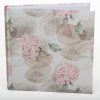 Flowers photo ALBUM 60 pages with rice paper, Dimensions: 29x29cm (s538) (art watercolor Flowers) (color pink beige hydrangea)-Hoper.gr
