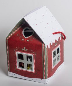 ceramic mug 33Oml white Christmas North pole (With Christmas gift packaging)-Hoper.gr