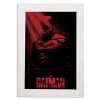 Pyramid Poster, The Batman (Crepuscular Rays) 61x91.5cm Frame Wooden Color White With Acrylic Glass Unbreakable K29-3+PP34894#06-Hoper.gr
