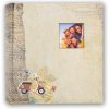 ALBUM binder with pockets for 200 photos 13X18 or 13X19cm laminated cover with photo window (BOGOTA BLUE)-Hoper.gr