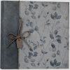 Album Giardino-grey blue-grey with rice paper 24X24 cm 40 pages-Hoper.gr