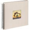 WALTHER FUN ALBUM, Beige with spiral, 50 black pages, cover with photo window. Dimensions: 30x30cm (SA110W)-Hoper.gr