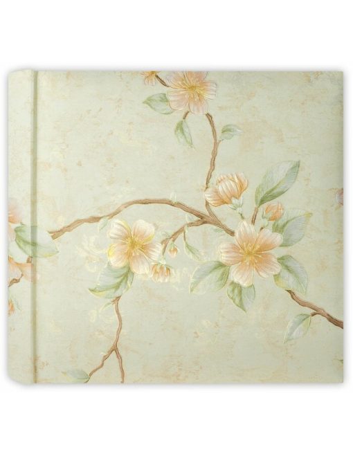 Άλμπουμ βιβλιοδεσίας  με κουτί   32×32 cm 100 σελίδες με λευκό χαρτόνι και ρυζόχαρτα (Almonds pastel beige B)-Hoper.gr
