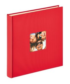 ΑΛΜΠΟΥΜ WALTHER FUN 33x34cm, Κόκκινο ,  50 σελίδες με μαγνητικά αυτοκόλλητα φύλλα.-Hoper.gr