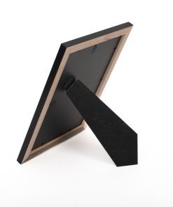 Κορνίζα ξύλινη επιτραπέζια χρώμα μαύρο   τζάμι ματ  (σχέδιο Κ1041/69)-Hoper.gr