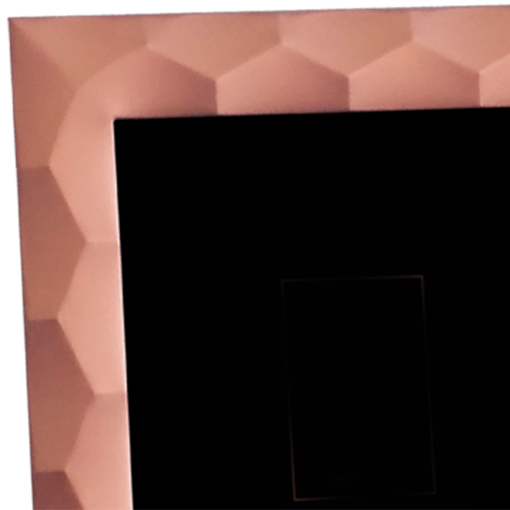 frame 15×20, metal color red bronze - matte copper forged for photo 15X20 (9088)-Hoper.gr