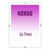 clip frame 40X60 with unbreakable acrylic glass (plexiglass type)-Hoper.gr