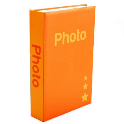 Album orange 36X24 with Cases for 400 photos 10X15-Hoper.gr