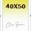 clip frame 40X50 with glossy glass-Hoper.gr
