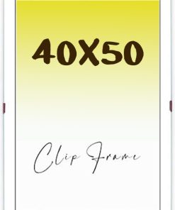 clip frame 40X50 with glossy glass-Hoper.gr