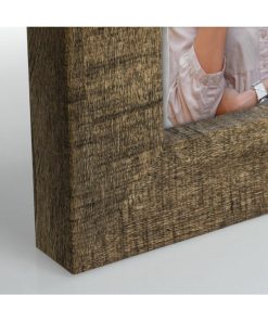Kορνίζα ξύλινη  επιτραπέζια  15Χ20   για φωτογραφία 15X20  χρώμα λευκό γκρι  , σχέδιο Shery-Hoper.gr