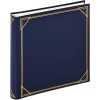 ALBUM WALTHER STANDARD Blue Book bound with rice paper with 100 white pages, blue leatherette cover, dimensions 30x30cm (MX200L)-Hoper.gr