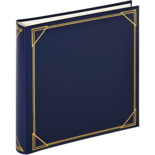 ΑΛΜΠΟΥΜ WALTHER  STANDARD  Μπλέ  Βιβλιόδετο με ρυζόχαρτο με 100 λευκές σελίδες ,εξώφυλλο δερματίνη  μπλε    διαστάσεις 30x30cm(MX200L)-Hoper.gr