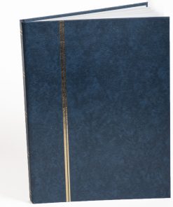 Άλμπουμ  Γραμματοσήμων  εξώφυλλο μπλε διαστάσεις 23x31cm  16 σελίδες με ρυζόχαρτα-Hoper.gr