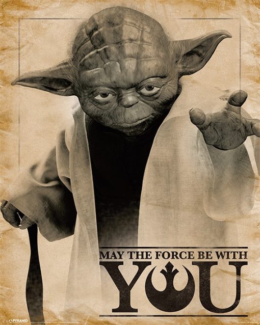 Pyramid Poster Star Wars Yoda May The Force Be With You 40 X 50 Cm  40 X 50εκ MPP50622-Hoper.gr