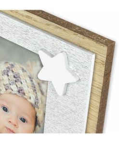 10x15 wooden tabletop photo frame Elephant blue 10x15, ideal for children's or baby photos (ilaria Blue)-Hoper.gr