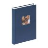 ALBUM WALTHER FUN Beige sand gray Book bound with rice paper with 100 black pages, cover fabric Blue laminated dimensions 30x30cm (FA308D)-Hoper.gr