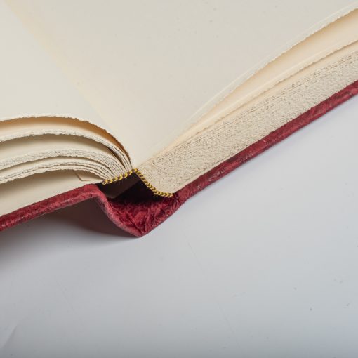 Άλμπουμ χειροποίητο βιβλιοδεσίας   μέγεθος   36x38cm , χρώμα μπεζ μπορντό,  100 σελίδες χαρτόνι λευκό ιβουάρ με ρυζόχαρτο   ( ορτανσία  )-Hoper.gr