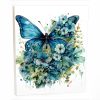 Άλμπουμ pocket με θήκες για 40 φωτογραφίες 15Χ21    blue  butterfly 25-Hoper.gr