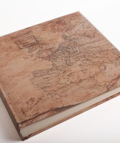 Album Book-bound with cases for 13X18 fits 100 photos 13X18 H 13X19 (length 21cm width 21cm ) (s499B) (Map engraving)-Hoper.gr